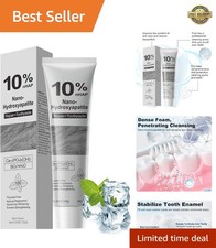 Hydroxyapatite Toothpaste, 10 Nano Hydroxyapatite Toothpaste, Natural and Fl...