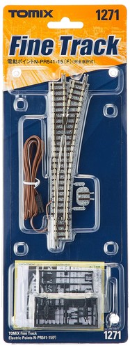 TOMIX N Gauge 1271 Electric Turnout N-PR541-15(F) Power-routing Selective - Picture 14 of 24