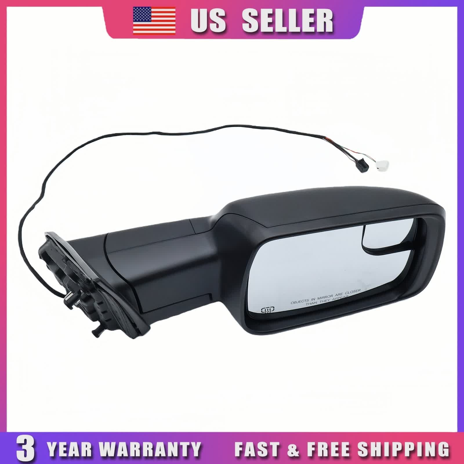 Heated Mirror w/Power Fold Signal Light Passenger Side For 2019-2024 Ram 1500 thumbnail 17