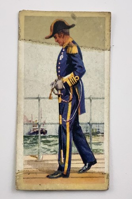 #ad History of Naval Uniforms No 40 Admiral 1870 Carreras Tobacco Card KK157 $4.50