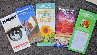 2019 Cedar Point Amusement Park SUMMER & HALL O WEEKENDS Fright Guide Brochure