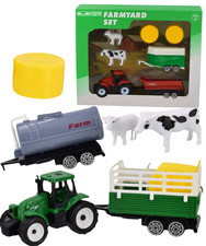 Children?s Farmyard Toy Tractor and Animal Playset