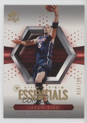2004-05 SP Authentic SP Essentials Limited 10/100 Jason Kidd #116 HOF 03f9