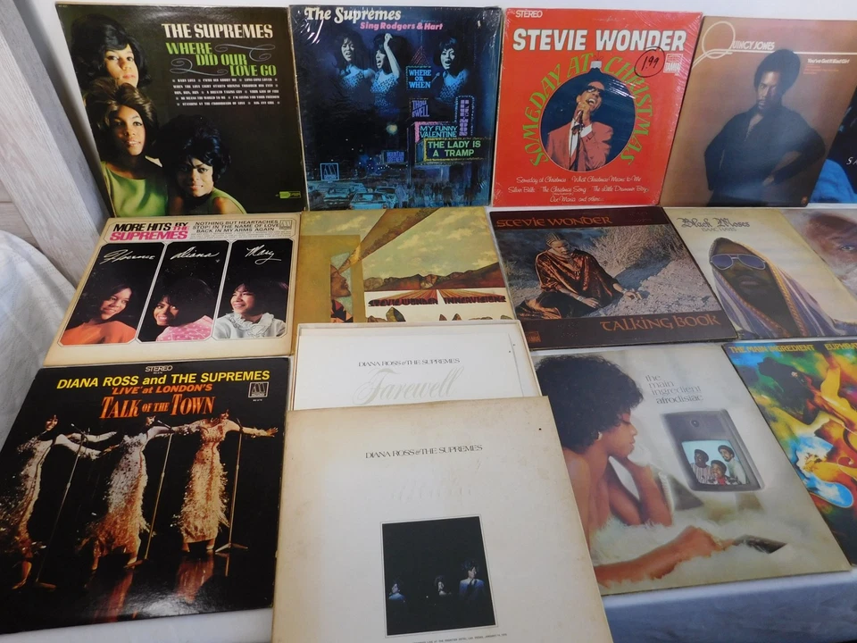 Funk Soul & Pop Vinyl LP Collection x20 Quincy Jones Diana Ross Issac Hayes - Image 2 of 4