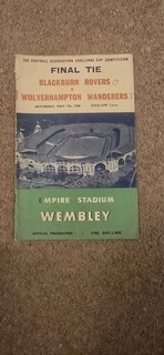 Original FA Cup Final Programme 1960 Blackburn R vs Wolves