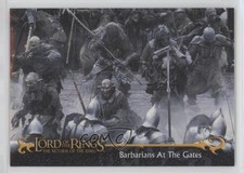 2003 Topps The Lord of Rings: Return King Japan Set Barbarians At Gates #46 0f3j