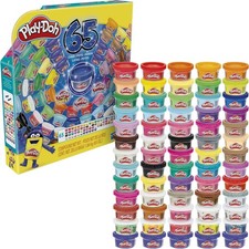 Play-Doh Ultimate Colour Collection 65 Pack Modelling Dough Set Ages 3+