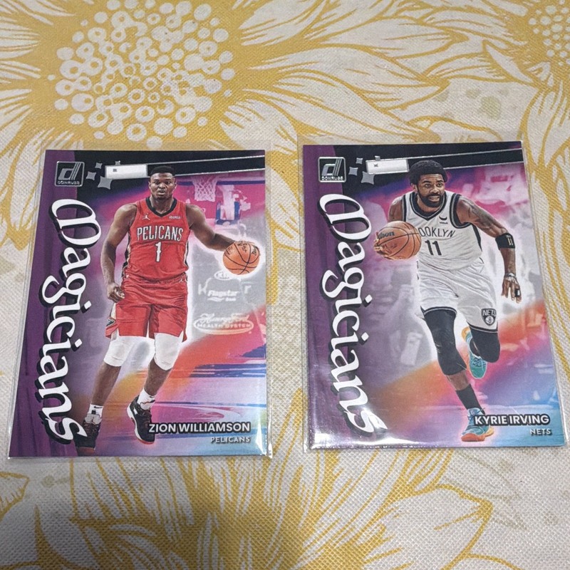 Panini Donruss 2022-23 Magicians Zion Williamson Kyrie Irving #8 #5 Lot 2