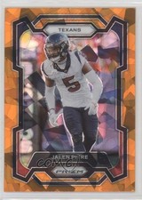 2023 Panini Prizm Orange Ice Prizm Jalen Pitre #120 18n9