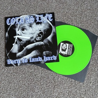 Cold As Life   Born To Land Hard Neon Green Coloured Vinyl 2023 A389 Recordings