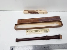 Vintage Cambridge Wood Recorder Made in Germany in Box w/ Chart