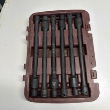 Matco Sbupem6v 6 Piece 38 Drive Metric 6 Point Adv Impact Universal Socket Ext