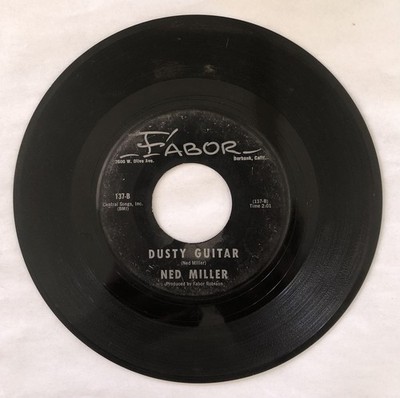 Ned Miller - Dusty Guitar / Do What You Do Do Well 45 RPM Fabor 7 