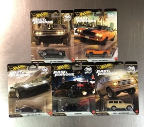 2026 HOT WHEELS 25 YEARS OF FAST & FURIOUS Q ( SET OF 5 ) 1970 DODGE CHARGER R/T