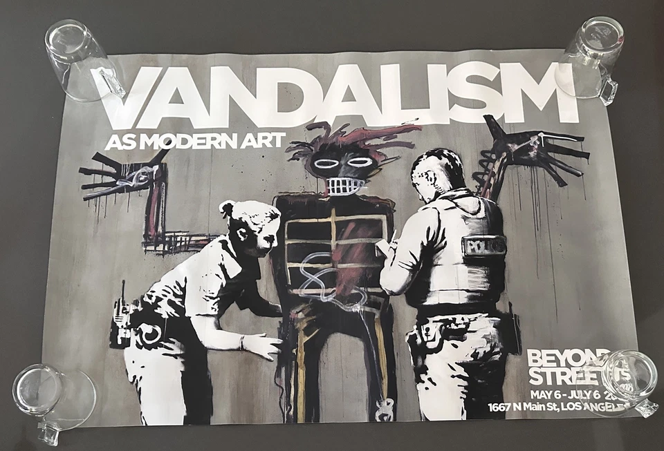 Banksy, Vandalism as Modern Art - Beyond the Streets 2018.Read condition. - Image 4 of 4