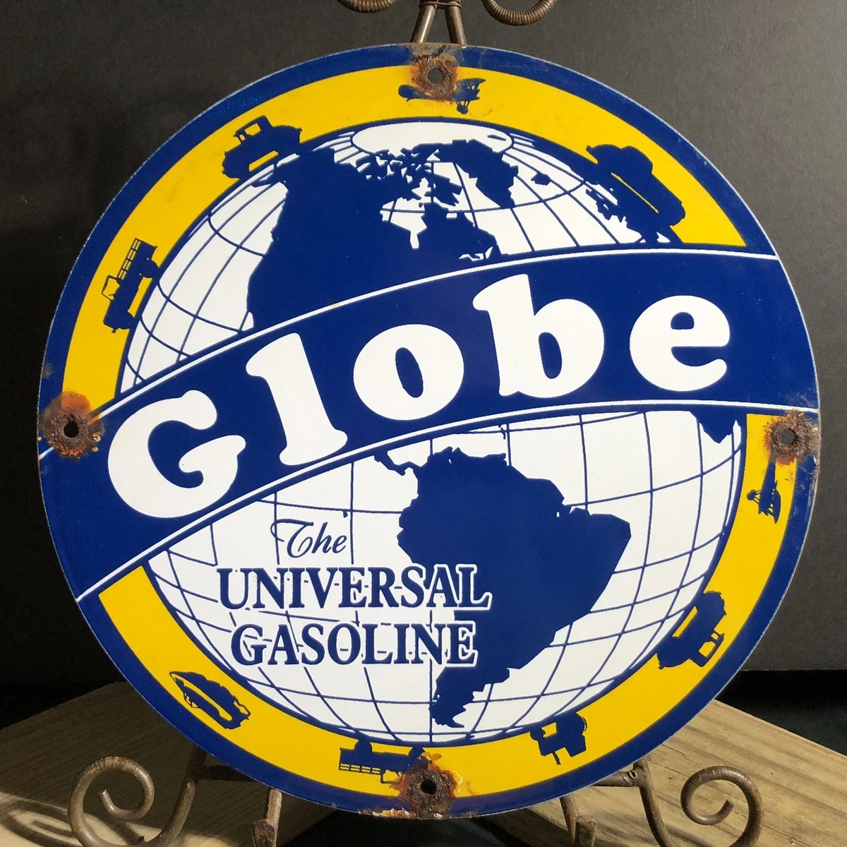 Gasoline Globe In Collectible Gas & Oil Advertising Signs for sale