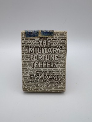 The Military Fortune Tellers Playing Cards Deck H.V. Loring - SEALED