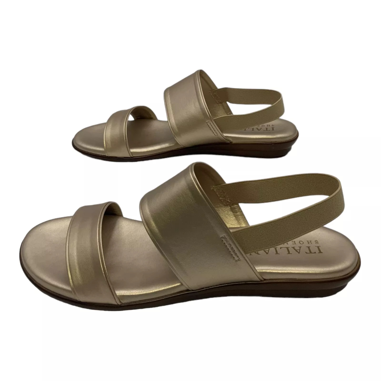 Итальянские обувщики Max-1 босоножки на шнуровке Platinum US Womens среднего размера 10