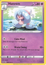 ✨Hattrem 084/192 - Normal - SWSH02: Rebel Clash - NM