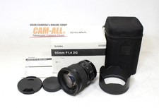 Sigma A Art 50 mm F/1.4 DG HSM Lens For Canon EF-Mount Very Good