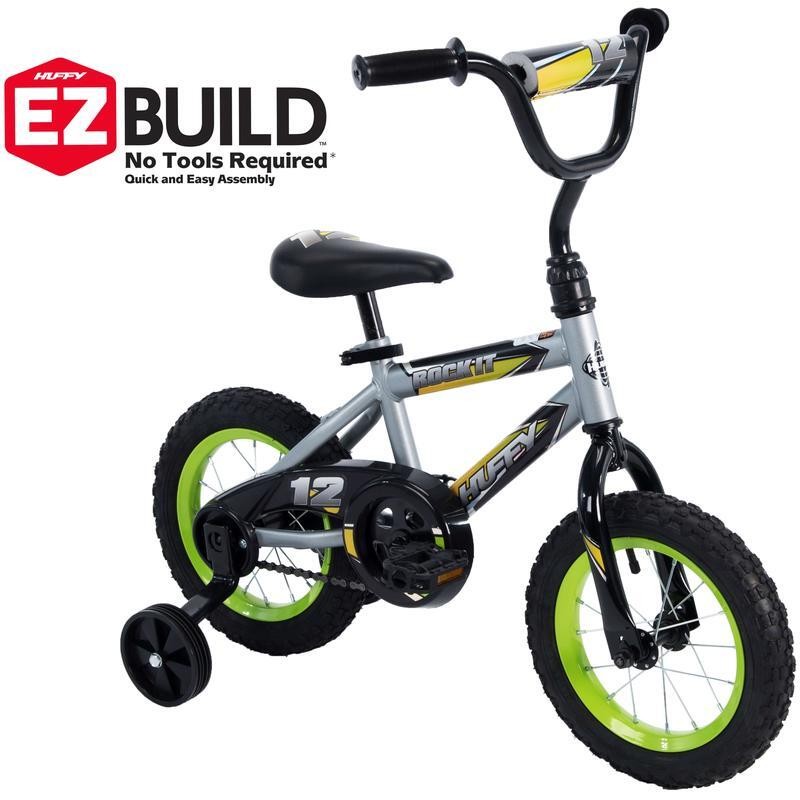 Kids 12 inch Training Wheels Bicycle Ages 3 to 5 Safe Riding Durable Frame New