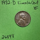 1932 D Lincoln Wheat Cent / Penny 1c Xf Extra Fine