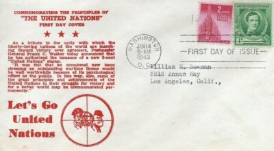 907 2c UNITED NATIONS - Foster combo - Crosby | eBay