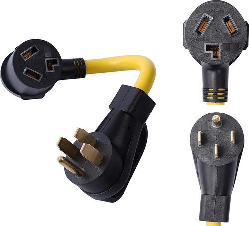 NEMA 14-50P auf 10-30R 120V/240V 50 Amp 4-poliger Stecker auf 3-polige Buchse - Bild 9 von 12