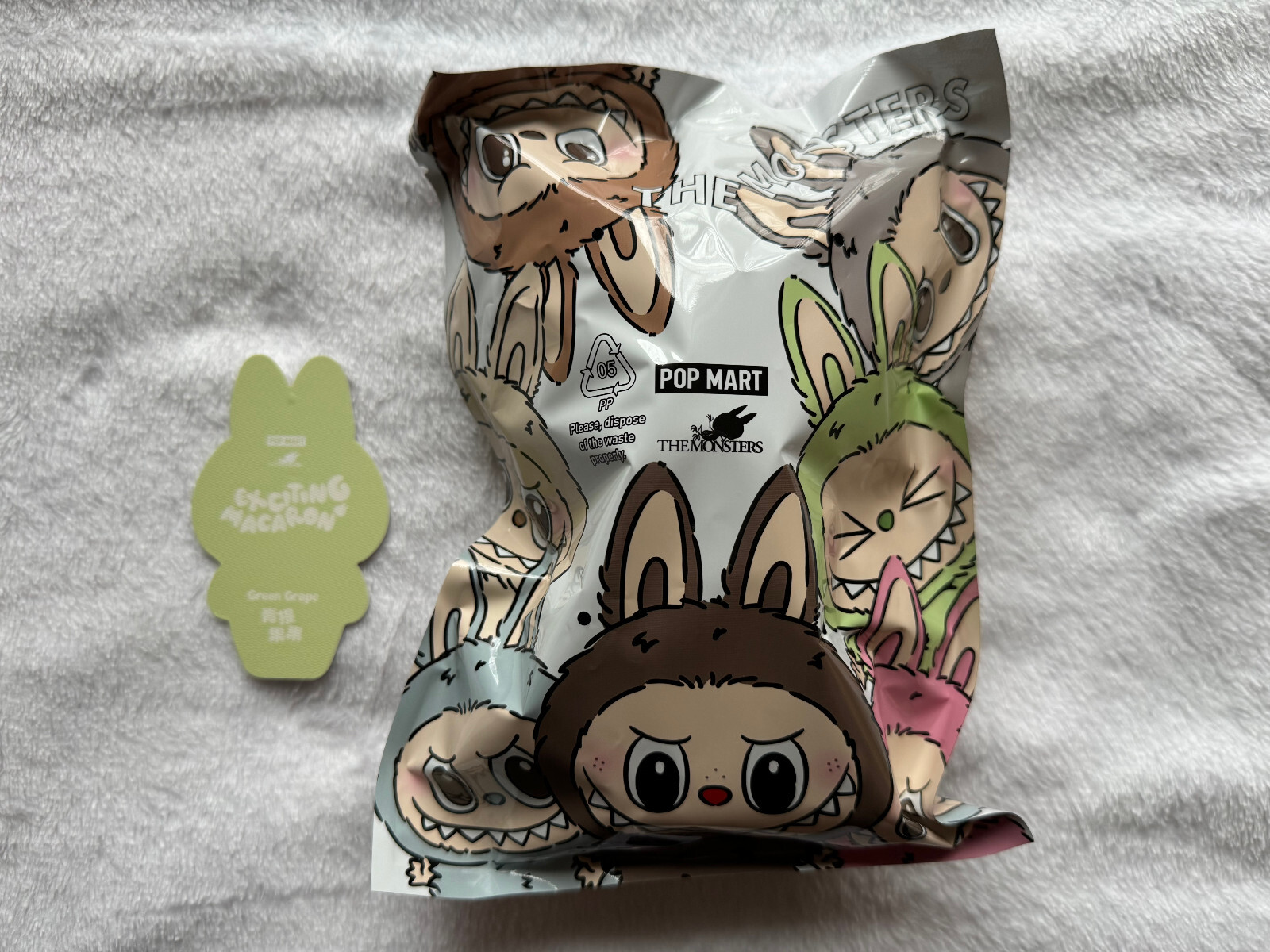 GREEN GRAPE AUTHENTIC Pop Mart The Monsters LABUBU Exciting