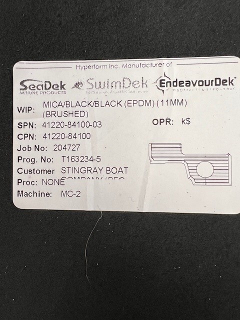Seadek Marine #650-0052 Flooring STINGRAY Boat. | eBay