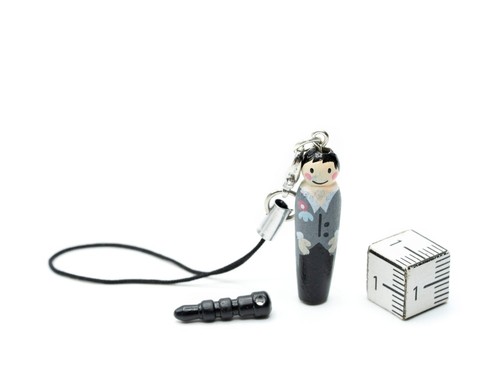 Marié Glückspüppchen Pendentif pour Téléphone Portable Miniblings Mariage Bois - Photo 3 sur 4