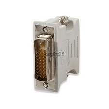 15Pin VGA Female to 24+1 pin DVI-D Male Adapter Video Converter for PC Laptop AM