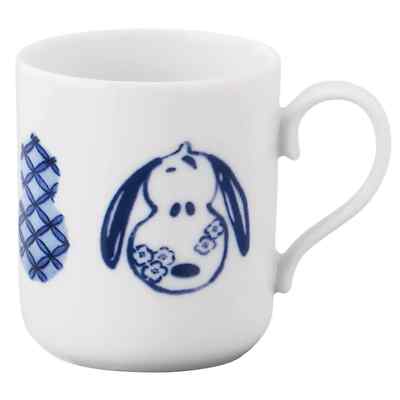PEANUTS Mug Approx. 300ml Japanese Pattern Dyed Gourd Made in Japan