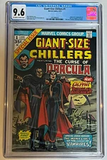 Giant-Size Chillers 1   CGC 9.6  First 1st Appearance Lilith (1974) Dracula