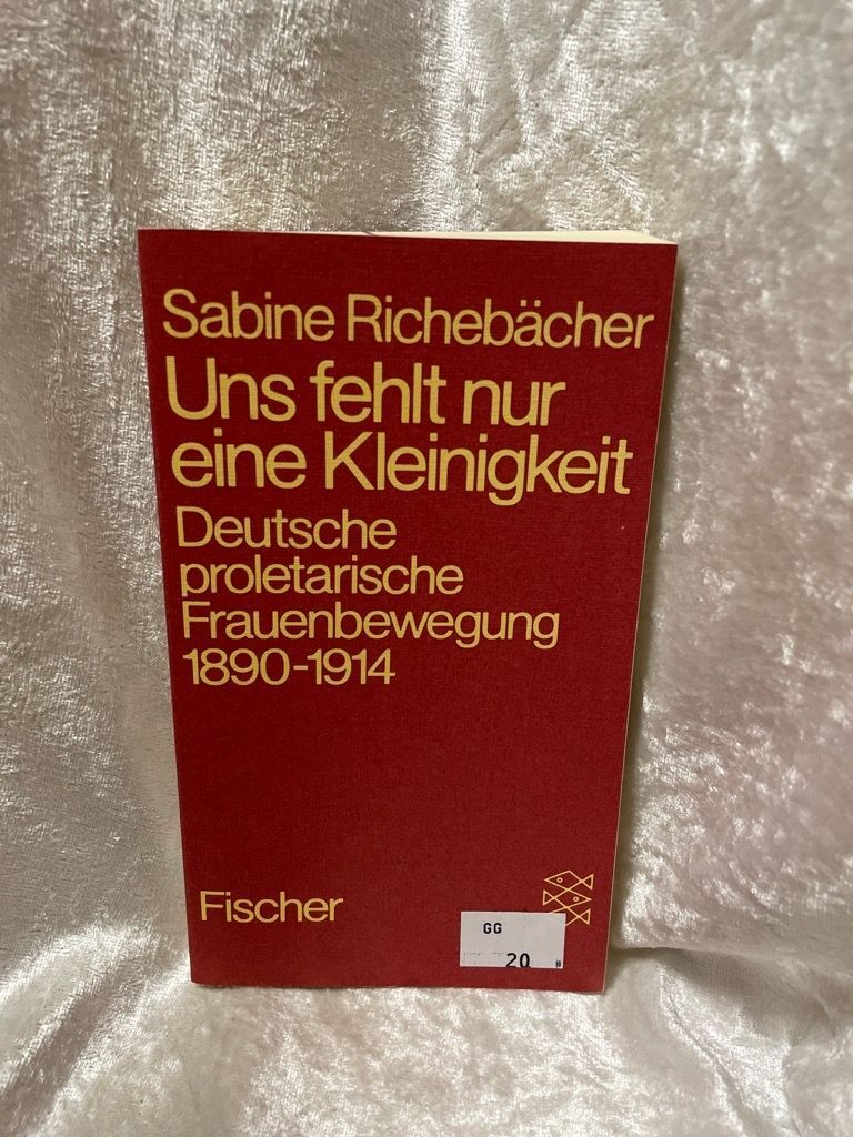 Uns fehlt nur eine Kleinigkeit. Deutsche proletarische Frauenbewegung 1890 - 191 - Richebächer, Sabine