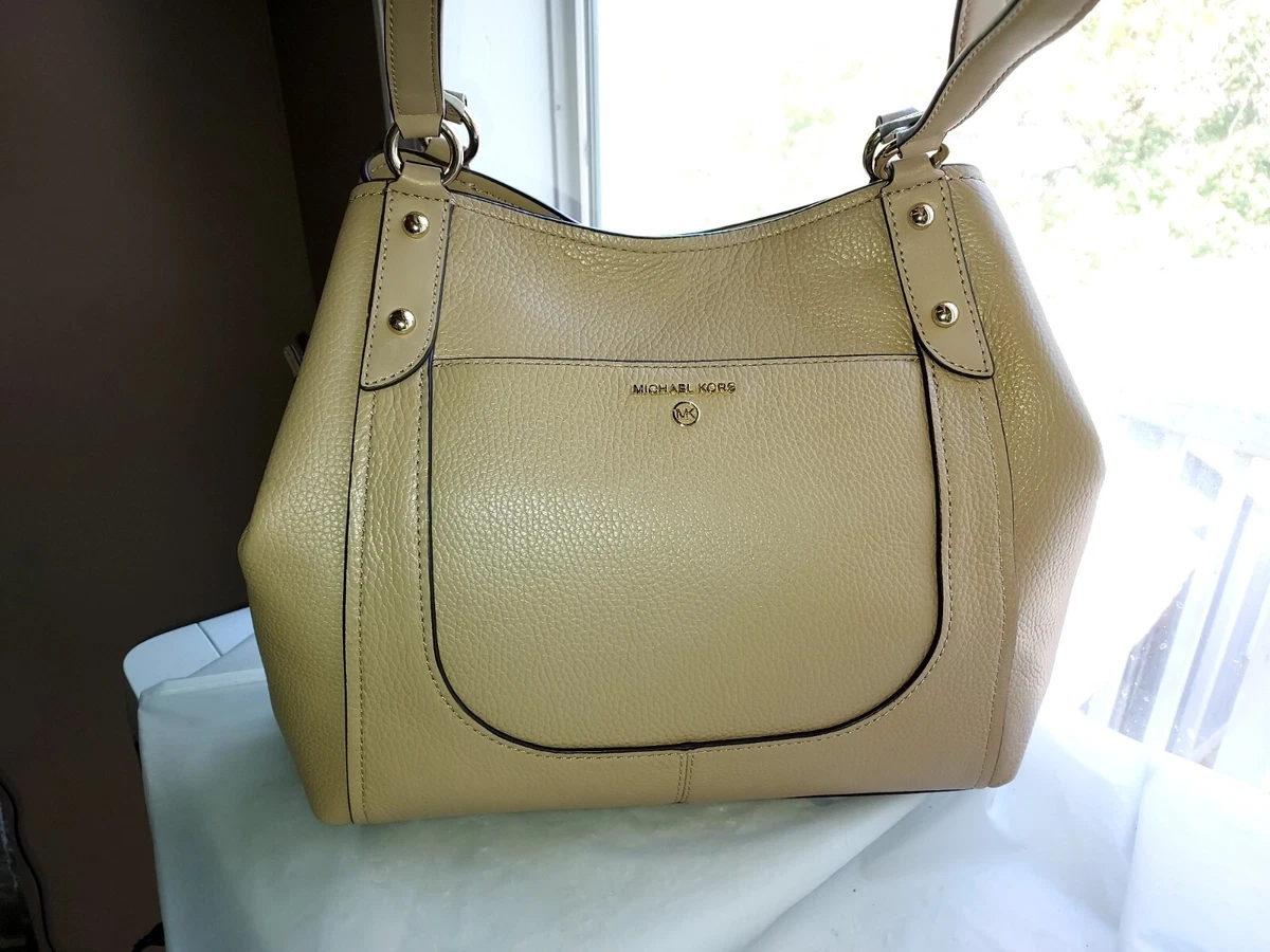 Michael Kors Pebble Leather Shoulder Bag Purse