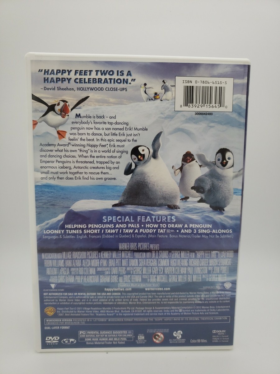 Happy Feet Two (DVD, 2011, Widescreen) 883929156450| eBay