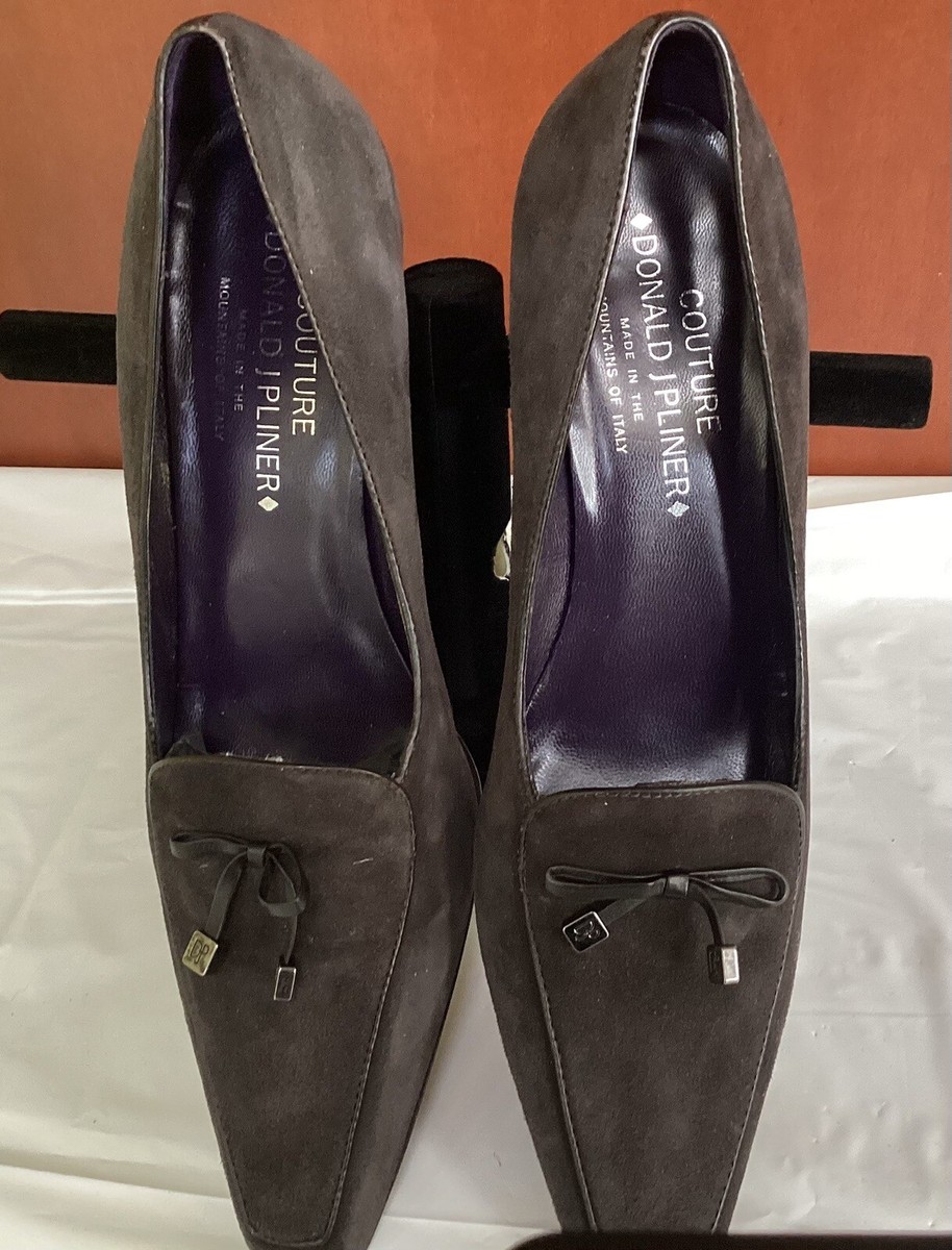 DONALD J PLINER dark brown suede classic Shoes Italy  display picture 1