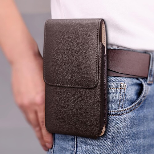 Funda de cuero vertical con clip para cinturón para Samsung Galaxy S10 Plus S10 5G - Imagen 17 de 23