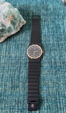 Vintage Men's Concord Mariner SG Watch Gold & Black Gun Metal