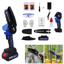 4inch One-Hand Saw Electric Chain Saw Wood Cutter Chainsaw Woodworking Brushless
