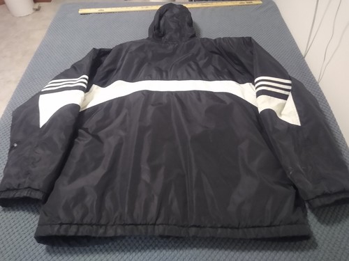 Adidas quilt lined winbreaker jacket with hood - Picture 4 of 14
