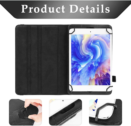 Funda universal para tableta Urbanx de 9,6-10,1 pulgadas, soporte de imitación de cuero PU folio uni - Imagen 5 de 16