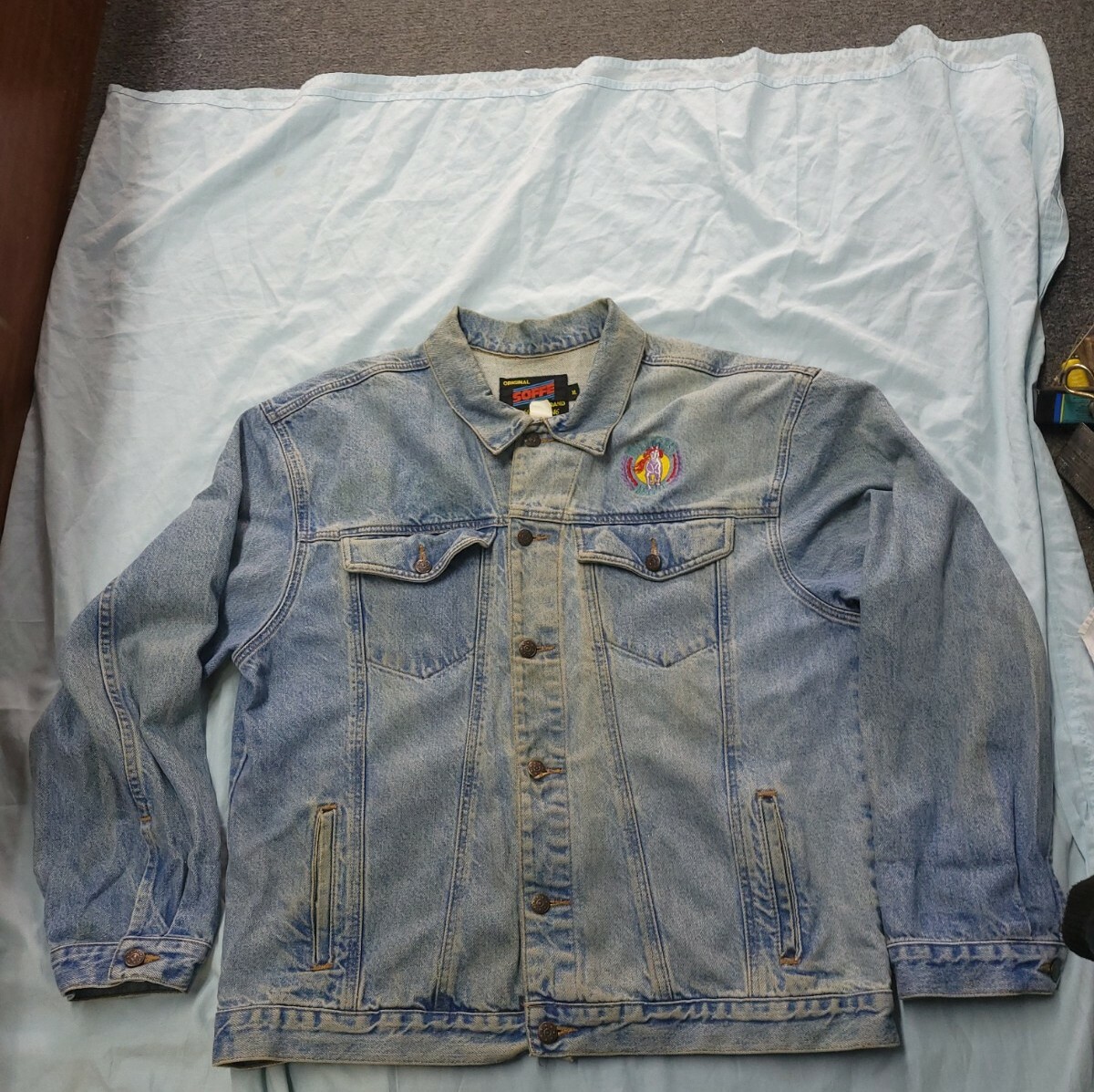 Vintage Wild Horse Saloon Denim Trucker Jacket NASHVILLE Vintage Wild Horse Saloon Denim Trucker Jacket NASHVILLE