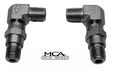 2x 90° Hydraulikschlauch-Bogen Für Meyer Schneepflug – 21855, Robust & Passgenau