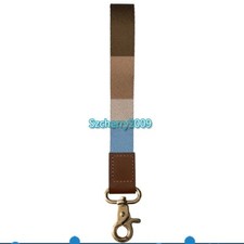 Brown Hand Wrist Lanyard Wristlet Strap, for Key Chain, Mobile Phone, ID Badge
