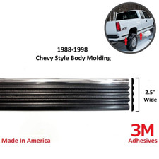 Chrome Side Body Trim Molding For 1988-1998 Chevy Gmc Suv Suburban Pickup Truck