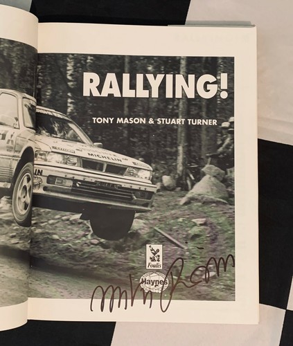 RALLYING NEW EDITION BOOK SIGNED 10 DRIVERS MIKI BIASON HOPKIRK MCRAE LLEWELLIN - Picture 3 of 7