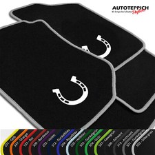 Fußmatten DRUCK HUFEISEN für Mercedes Benz SL R231 2012-2020