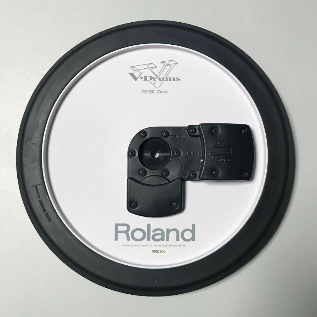 Roland V-drum CY-12C Crash Cymbal 12inch 2 triggers In working